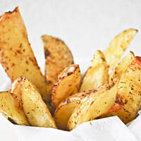 Frytki pieczone na grillu