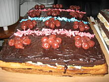 Fot. jagus, Placek z kompotem z wiśni