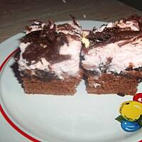 Ciasto z nutellą i bitą śmietaną