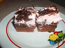 Fot. madi356, Ciasto z nutellą i bitą śmietaną