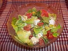 Fot. madi356, Sałatka z serem feta i pomidorami