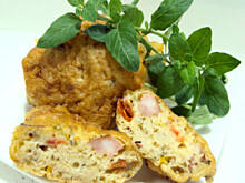 Fot. przejs, Placuszki z kiełbasą i warzywami