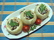 Fot. przejs, Cebule faszerowane ryżem i grzybami