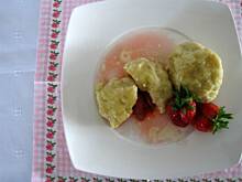 Fot. Babeczka_piecze, Kluski z truskawkami