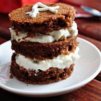 Mini torciki kakaowo bananowe