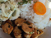 Fot. przejs, Kurczak z sokiem jabłkowym