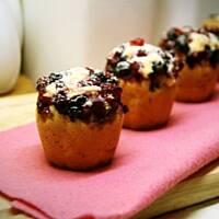 Babeczki ucierane z owocami