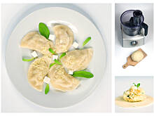 Fot. Wkn, Pierogi z cheddarem i szałwią