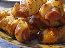 Fot. makusia, Białe kiełbaski we francuskim płaszczyku