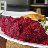 Buraczki zasmażane.