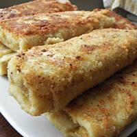 Krokiety z farszem  drobiowo-pieczarkowym.