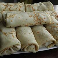 Krokiety z farszem  drobiowo-pieczarkowym.