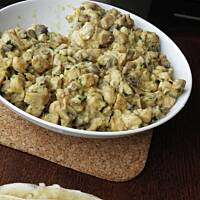 Krokiety z farszem  drobiowo-pieczarkowym.