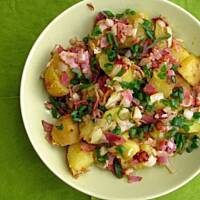 Sałatka ziemniaczana na ciepło