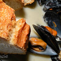 Mule w białym winie