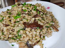 Fot. lilkag, Orzotto  z grzybami