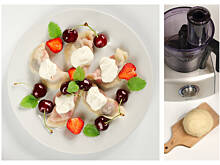 Fot. Wkn, Pierożki truskawkowo-czereśniowe pod pierzynką