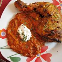 Kurczak tandoori w sosie maślanym