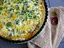 Fot. Babeczka_piecze, Tarta z pieczarkami