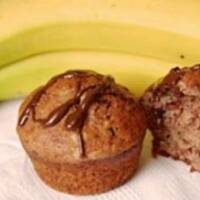 Muffinki czekoladowo -bananowe