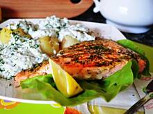 Fot. makusia, Grillowany łosoś z cytryną