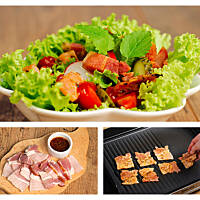 Chudy boczek z grilla do pieczywa lub sałatki