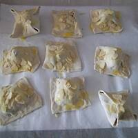 Truskawkowo-bananowe ciasteczka francuskie