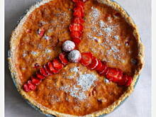 Fot. Brenia, Tarta z kremem waniliowym i truskawkami