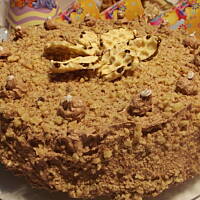 Tort z kremem czekoladowym