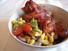 Fot. Babeczka_piecze, Skrzydełka z kurczaka z salsą z pomidorków koktajlowych