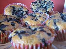 Fot. MonikaMariolka, Muffinki z podwójna ilością jagód