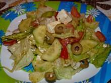 Fot. Anna Z, Sałata lodowa z serem feta