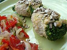 Fot. Babeczka_piecze, Roladki ze szpinakiem i serem pleśniowym