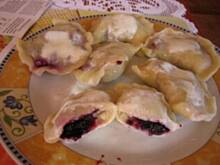 Fot. Anna Z, Pierogi z borówkami