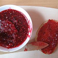 Dżem porzeczkowo - malinowy