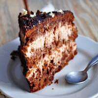 Tort poczwórnie czekoladowy