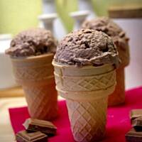 Lody mleczno czekoladowe z niespodzianką