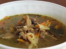 Fot. msewka, Flaczki z żołądków drobiowych.