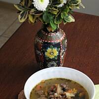 Flaczki z żołądków drobiowych.