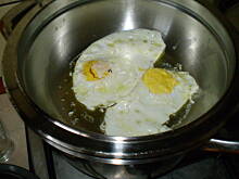 Fot. Wróbelek, jajka sadzone (mama karmiąca)