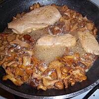 Kurczak z kurkami w sosie z mascarpone