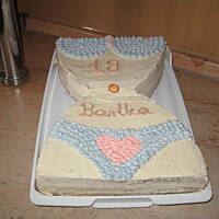 tort czekoladowo orzechowy na 18