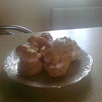 Ptysie z ciasta z olejem