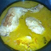 Fricasse z kurczaka z cytryną, czyli frykas z kurczaka