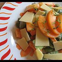 Sałatka z bobem i morelą