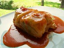 Fot. natalka1, Gołąbki z ryżem mięsem i pieczarkami