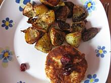 Fot. MonikaMariolka, Pieczone ziemniaki z suszoną natką pietruszki