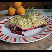 Zapiekanka ziemniaczana z botwinką