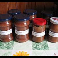 Dżem jabłkowo-rabarbarowy z rumem/rumem i imbirem