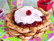 Fot. MIENTA, Różowe gofry